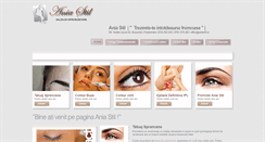Desktop Screenshot of aniastil.ro